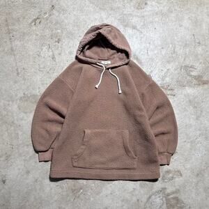 Brown Madewell Fleece Hoodie
